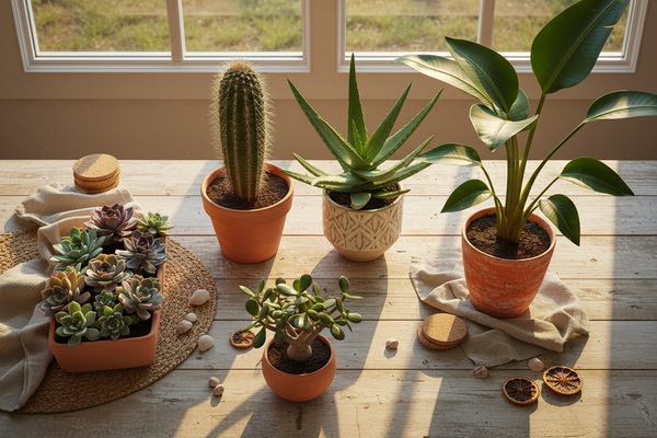Top 5 des plantes d'intérieur qui adorent le soleil direct et la chaleur