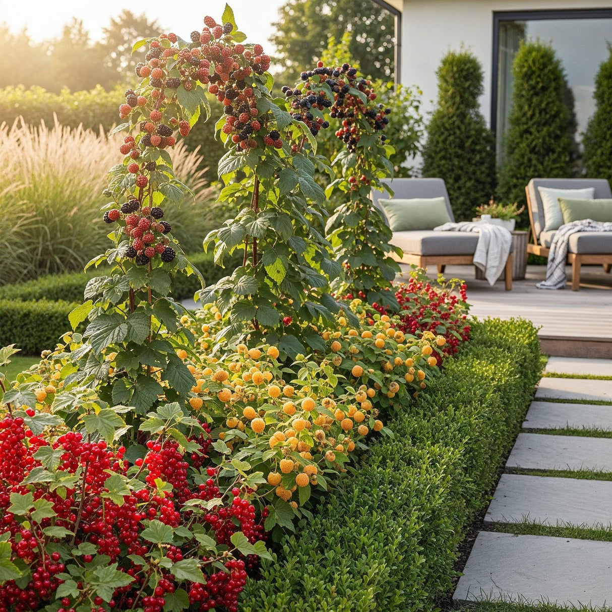 Livraison plante Assortiment fruitier – Lot de 3 – Pot 9 cm