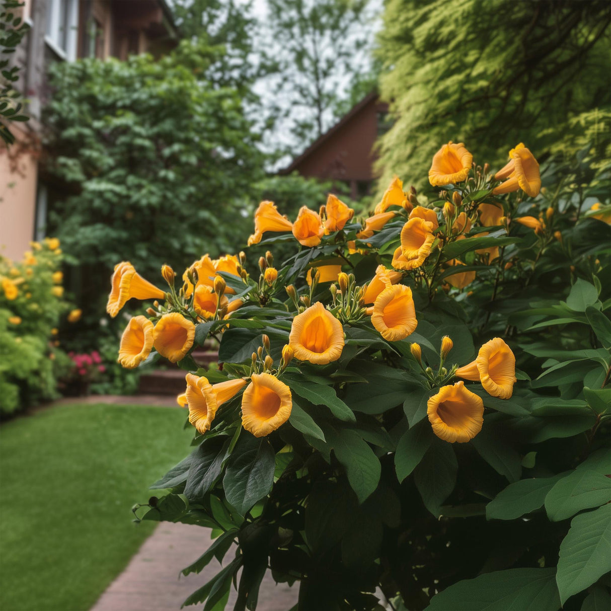 Livraison plante Campsis radicans Flava – Lot de 2 – Pot 11 cm