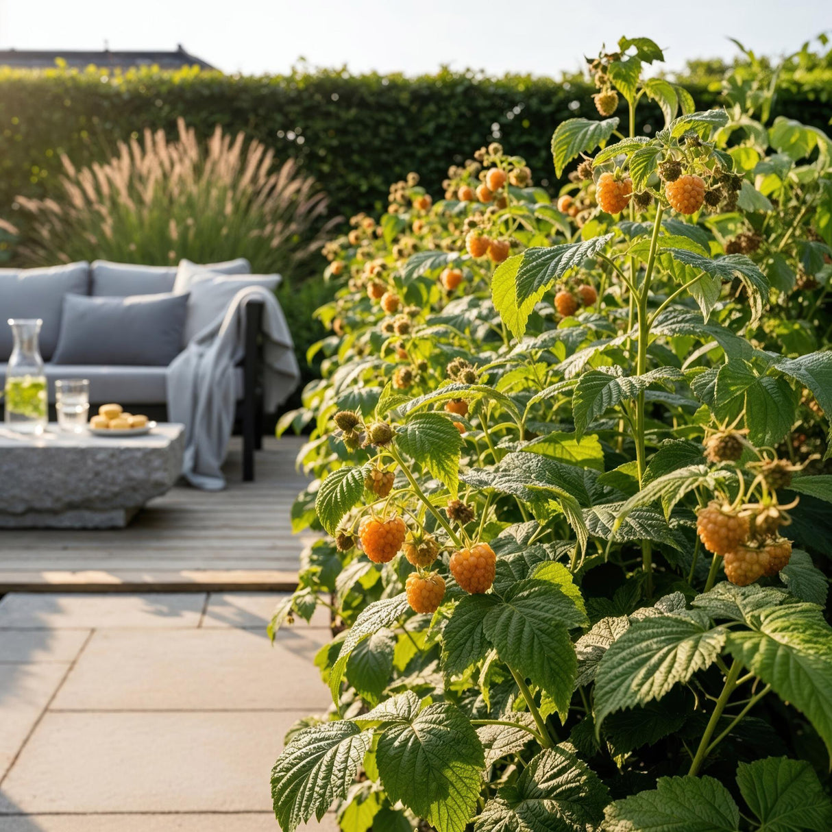 Livraison plante Framboisier Fallgold – Lot de 3 – Pot 9 cm