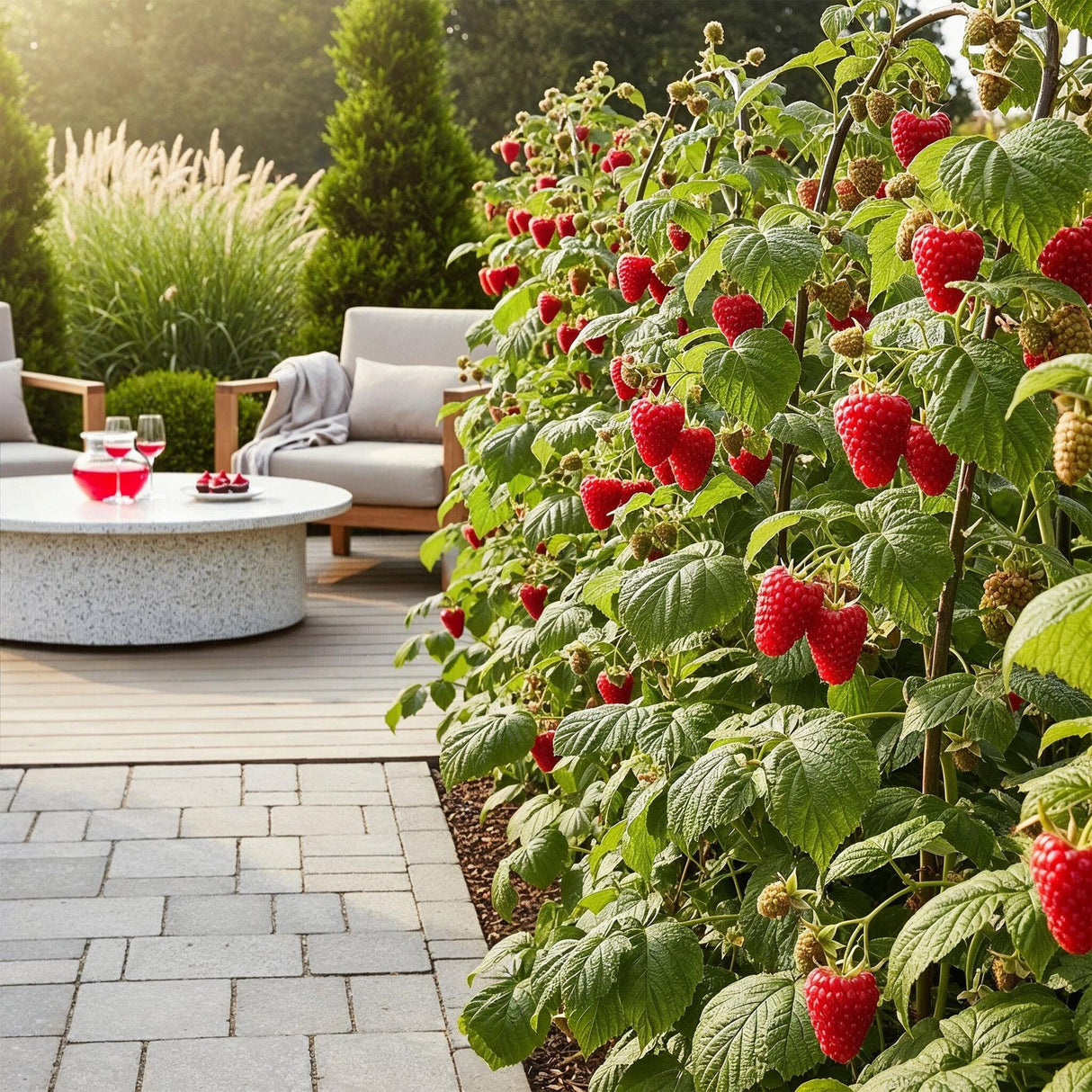 Livraison plante Framboisier Heritage – Lot de 6 – Pot 9 cm