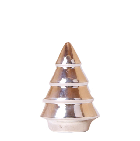 Livraison plante Petit Sapin de Noël argenté - h12cm