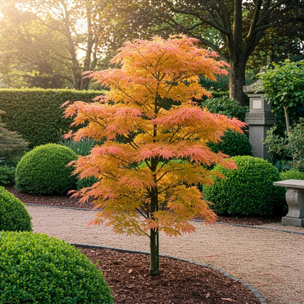 Acer palmatum Orange Dream – Lot de 3 – Pot 12 cm
