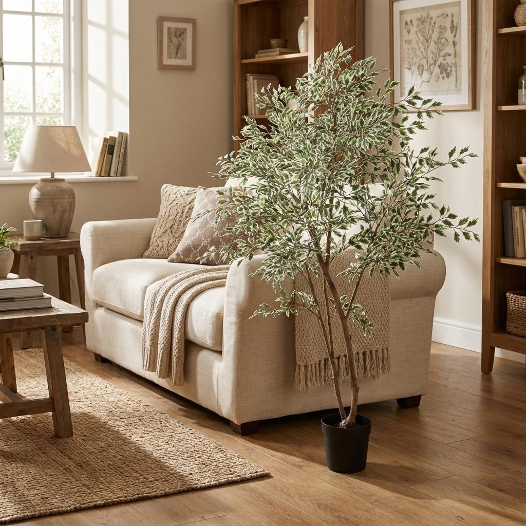 Ficus Benjamina Variegata plante artificielle