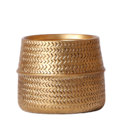 Cache-pot métallique - Ø12cm