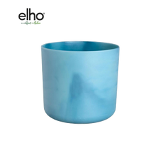 Pot Elho Ocean Round bleu atlantique 18 cm