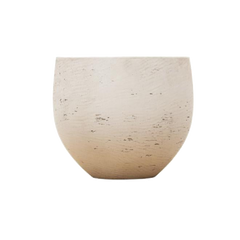 Pot Jumbo Orb Beige Lavé 69 cm