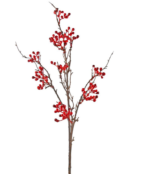 Livraison plante Berry rouge - Branche fleurie artificielle