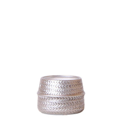 Cache-pot argenté - Ø6cm