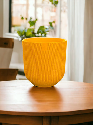 Cache-pot Elho Jazz Jaune - D23 x H21