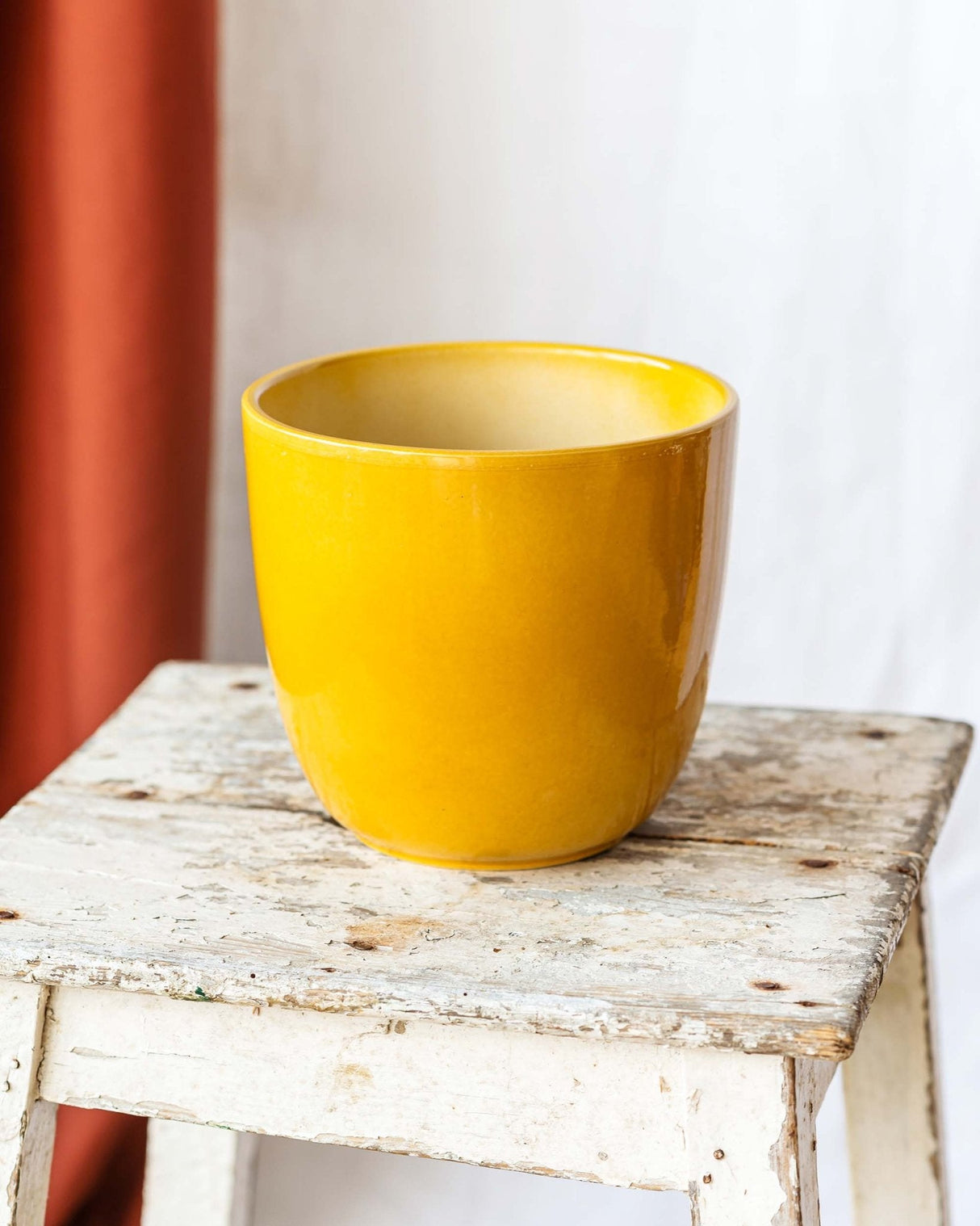 Oslo plant pot – Yellow