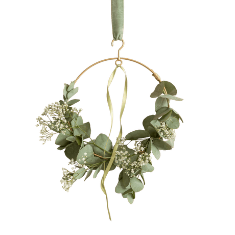 Livraison plante Couronne DIY fleurs séchées - Eucalyptus