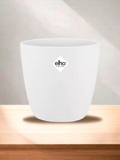 Cache-pot Elho Brussels rond blanc - Ø25 cm