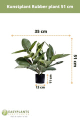 Livraison plante Ficus elastica caoutchouc - Plante verte artificielle