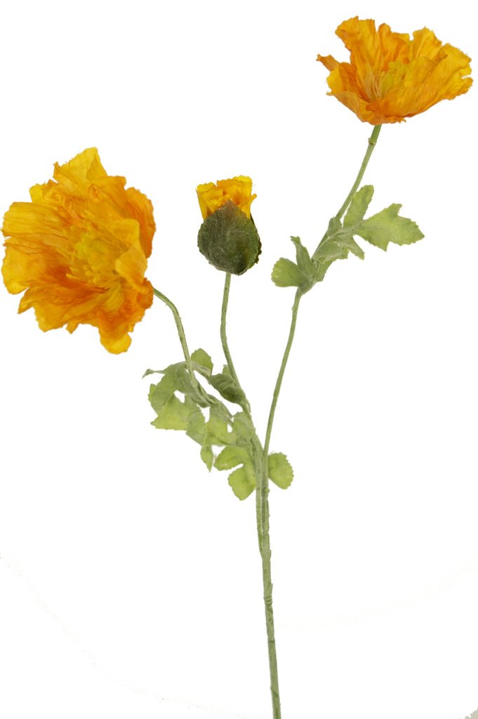 Livraison plante Fleur Artificielle Coquelicot orange
