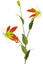 Livraison plante Fleur Artificielle Gloriosa rouge/jaune