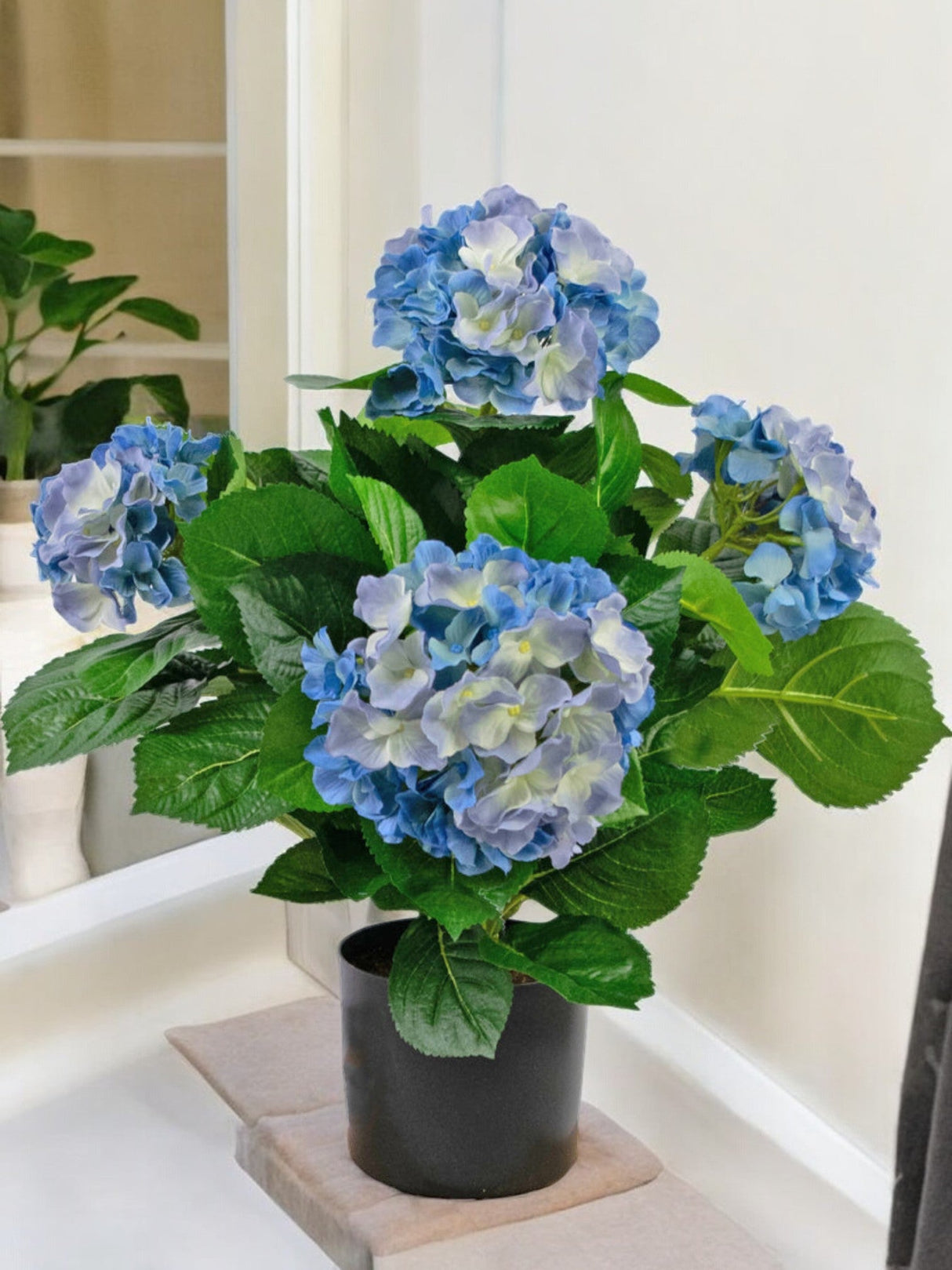 Livraison plante Hortensia artificiel bleu
