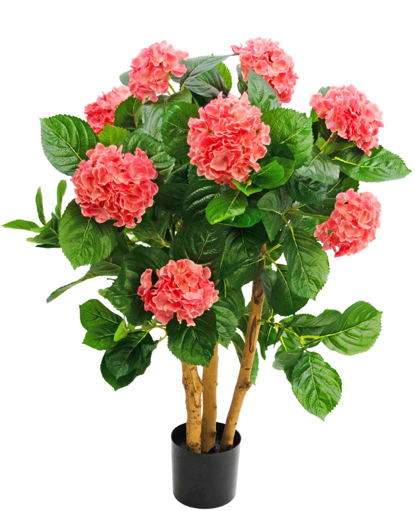 Livraison plante Hortensia rose artificiel