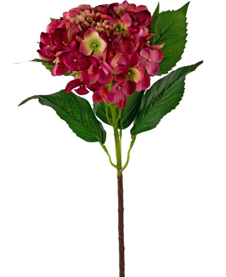 Livraison plante Hortensia rose artificiel.