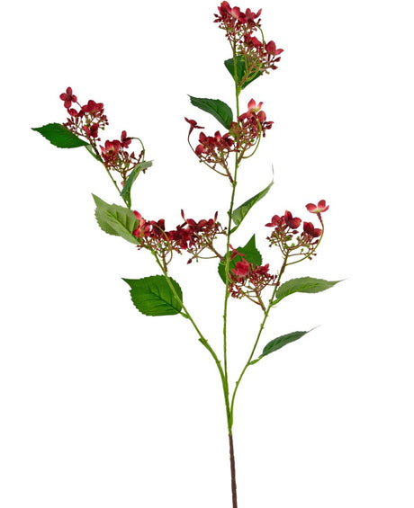 Livraison plante Hortensia Sauvage Artificiel Rouge
