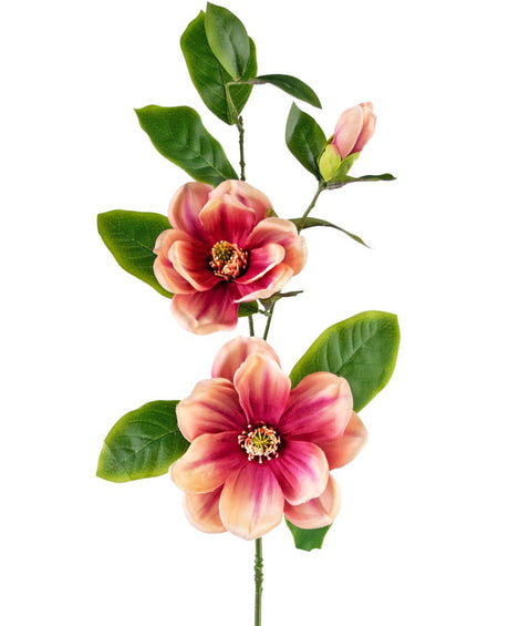 Livraison plante Magnolia artificiel rose/blanc