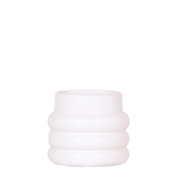 Livraison plante Pot décoratif en céramique Bubble blanc