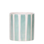 Livraison plante Pot décoratif Painted Stripe Turquoise