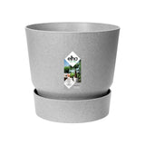 Livraison plante Pot elho Greenville Rond gris 14 cm