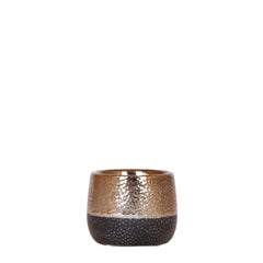Pot Elite en cuivre brillant - céramique luxueuse