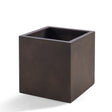 Livraison plante Pot Rusty Iron Grigio Cube 60 cm