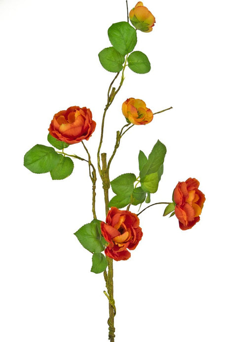 Livraison plante Rose artificielle ramifiée rouge