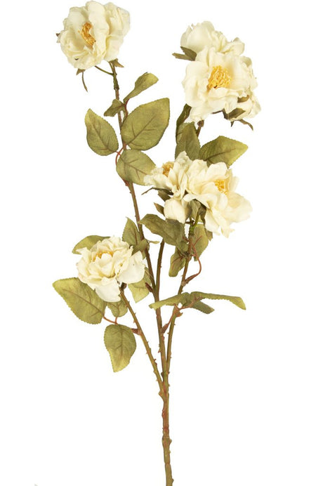 Livraison plante Rose blanche - Branche fleurie artificielle