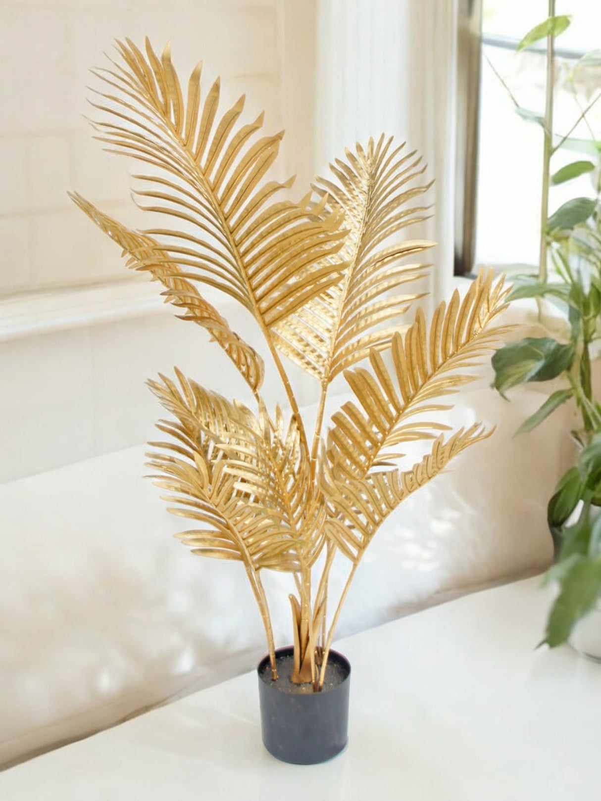 Livraison plante artificielle Areca dorée - Palmier artificiel