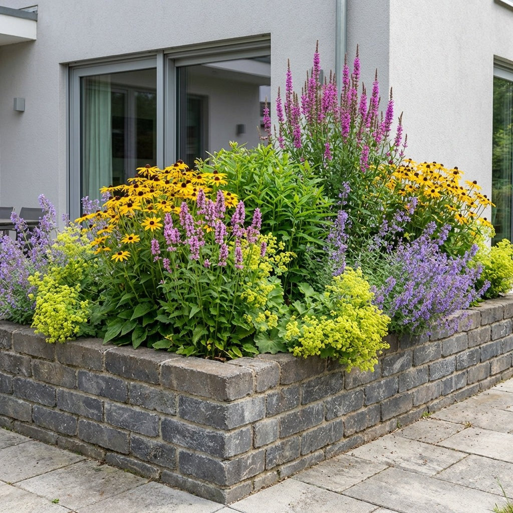 Pack Massif Soleil & Mi-Ombre Jaune & Violet - 30 plantes — photo 5