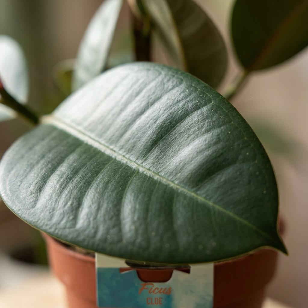 Ficus Elastica Cloe – Plante caoutchouc | Pot 19 cm, Hauteur 60 cm