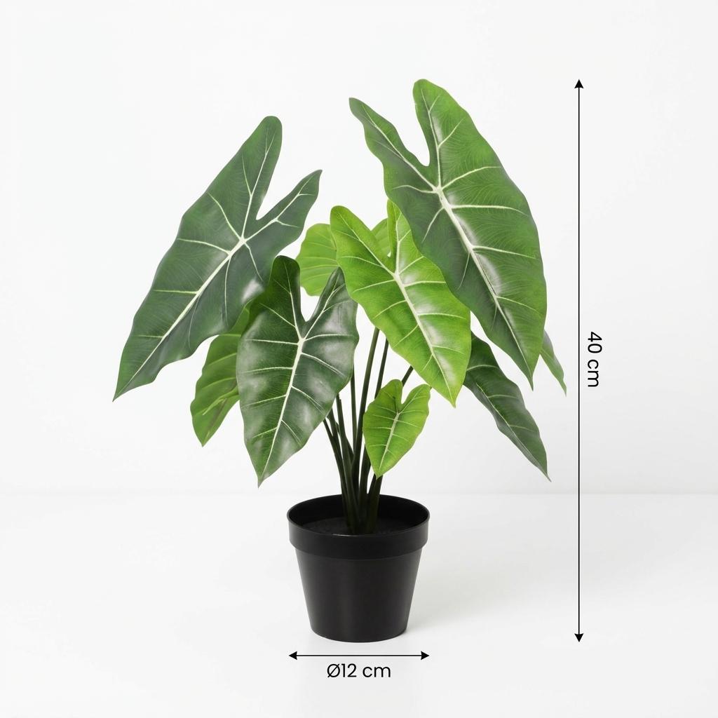 Alocasia Polly plante artificielle