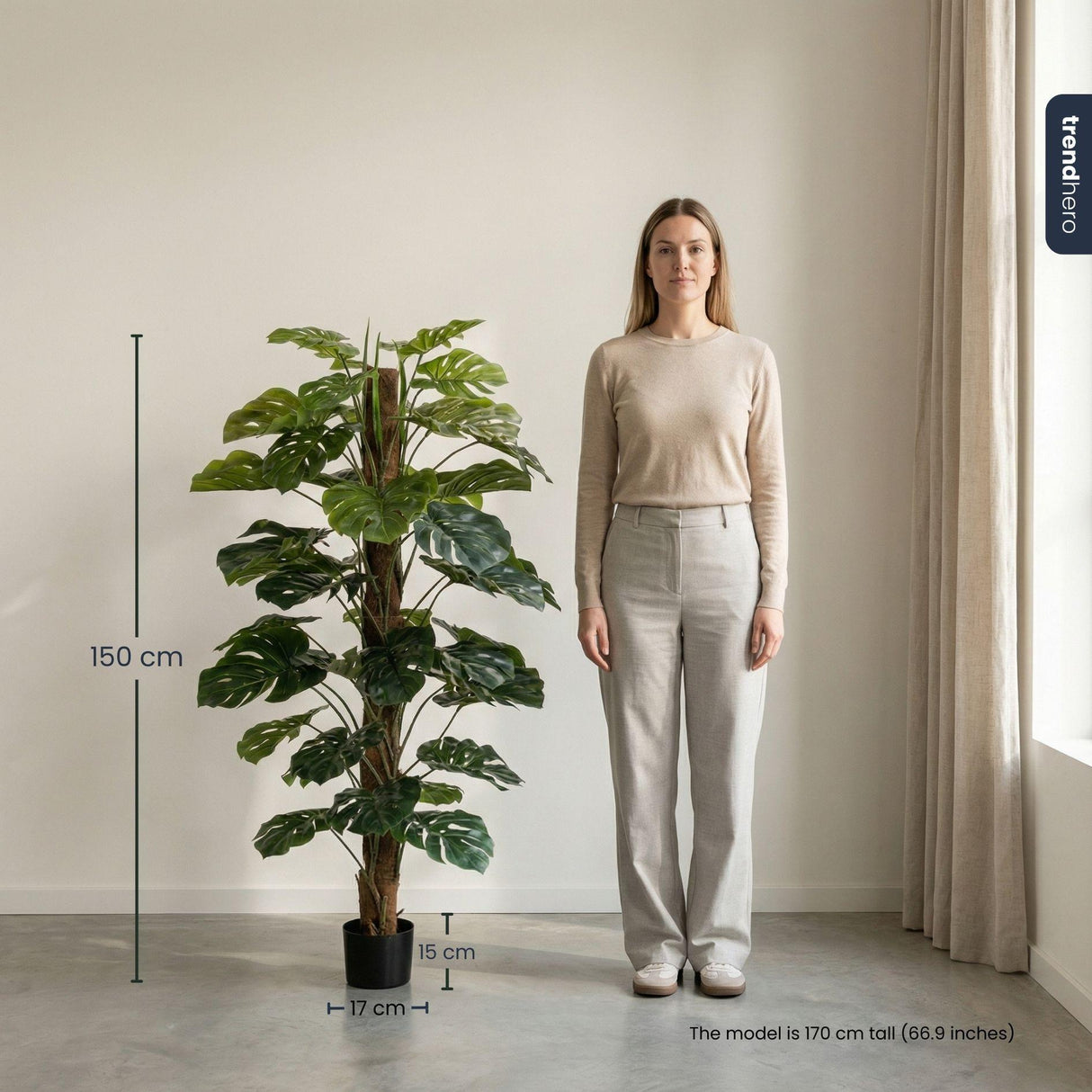 Monstera plante artificielle