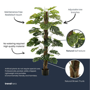 Monstera plante artificielle