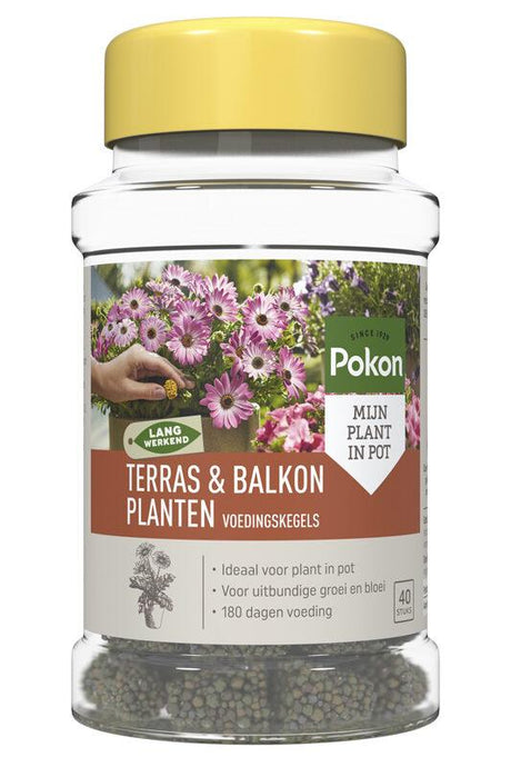 Livraison plante - Cônes nutritionnels pour plantes de terrasse et balcon - 40 pièces