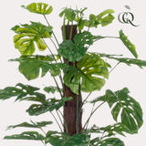 Monstera Deliciosa plante artificielle - h120cm, Ø14cm