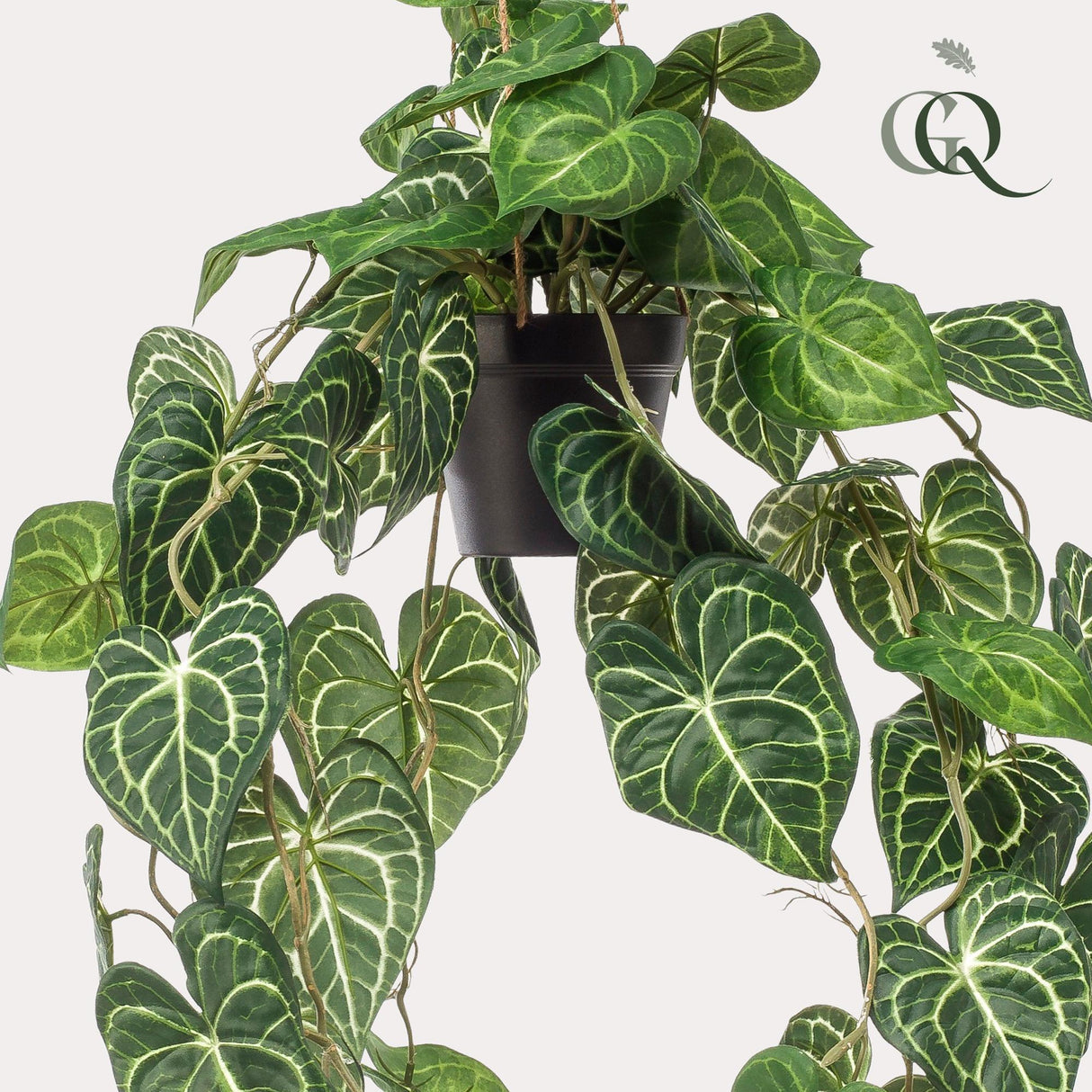 Anthurium Clarinerdium plante artificielle - h80cm, Ø18cm