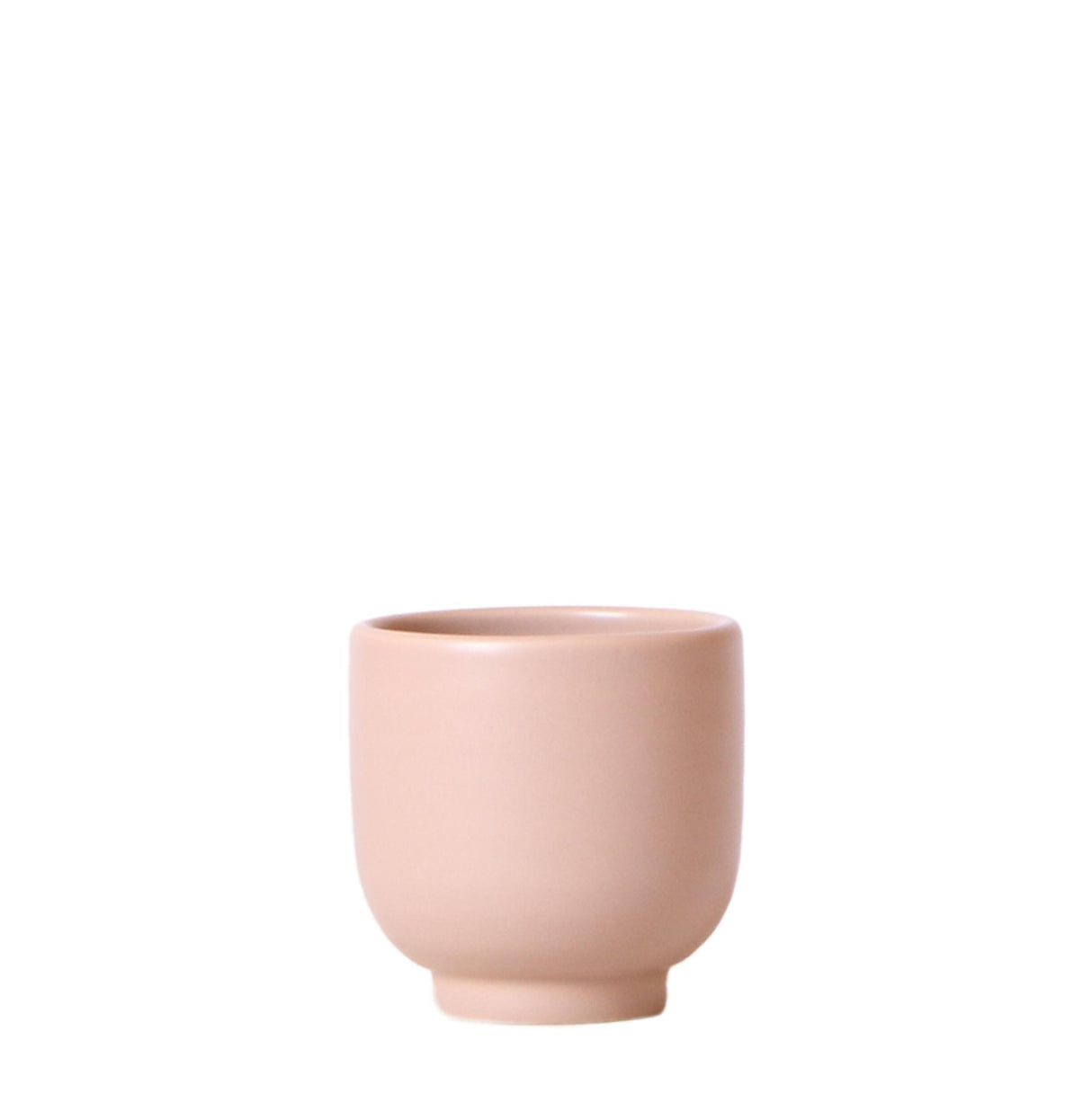 Pflanzgefäß aus sandfarbener Keramik – Ø6 cm